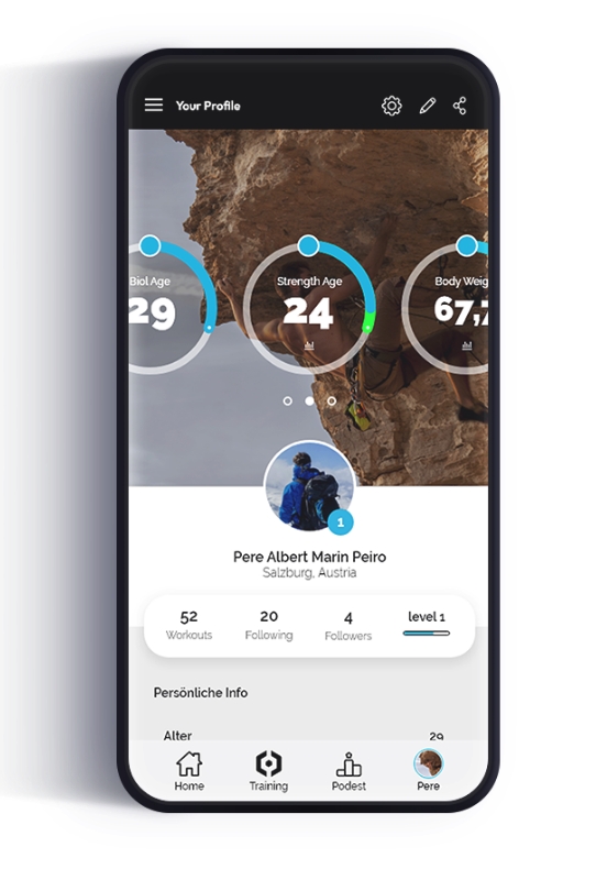 Kubikos App Motiviert - SMART MAT & WEIGHT TRACKER